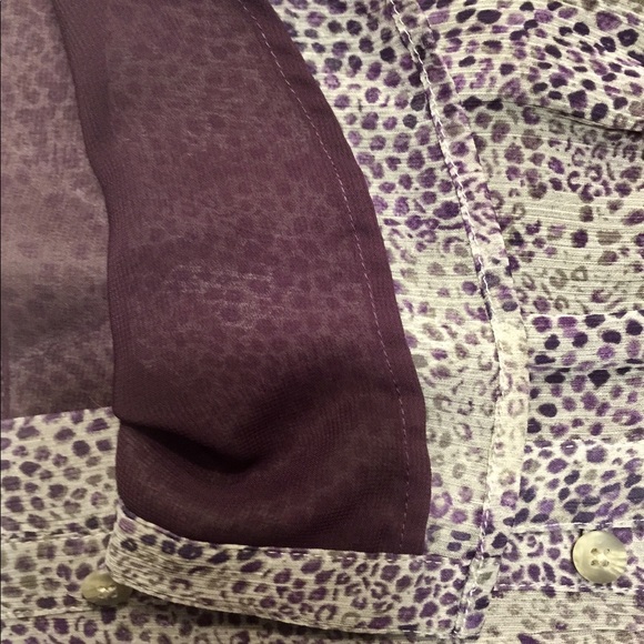 LADIES COLDWATER CREEK CHIFFON BLOUSE - Picture 8 of 12